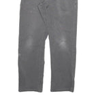 CARHARTT Mens Cotton Blend Grey Relaxed Fit Straight Trousers W30 L27 Workwear