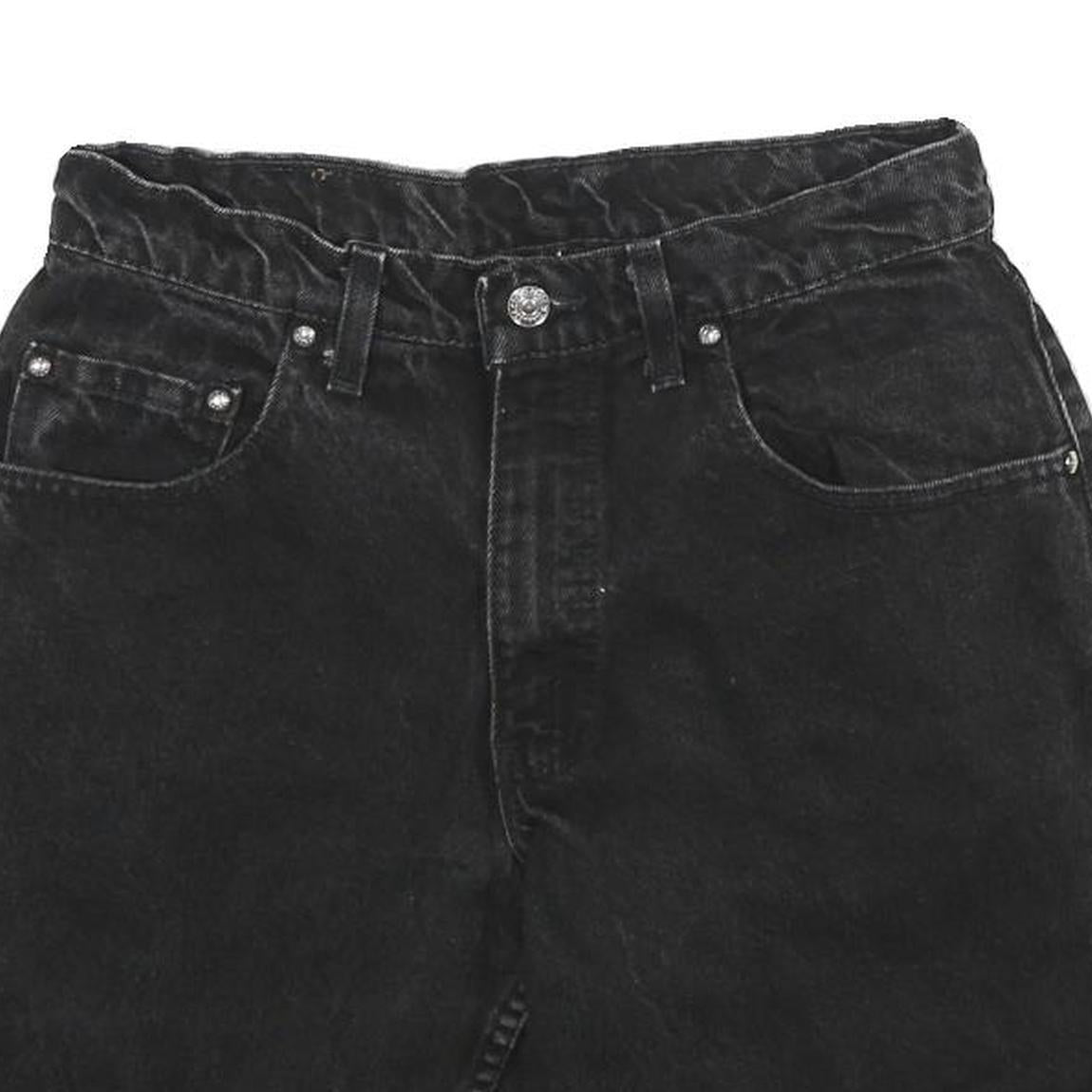 LEVI'S Mens Black Denim Casual Shorts S W30