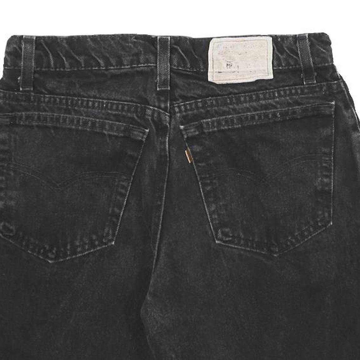 LEVI'S Mens Black Denim Casual Shorts S W30