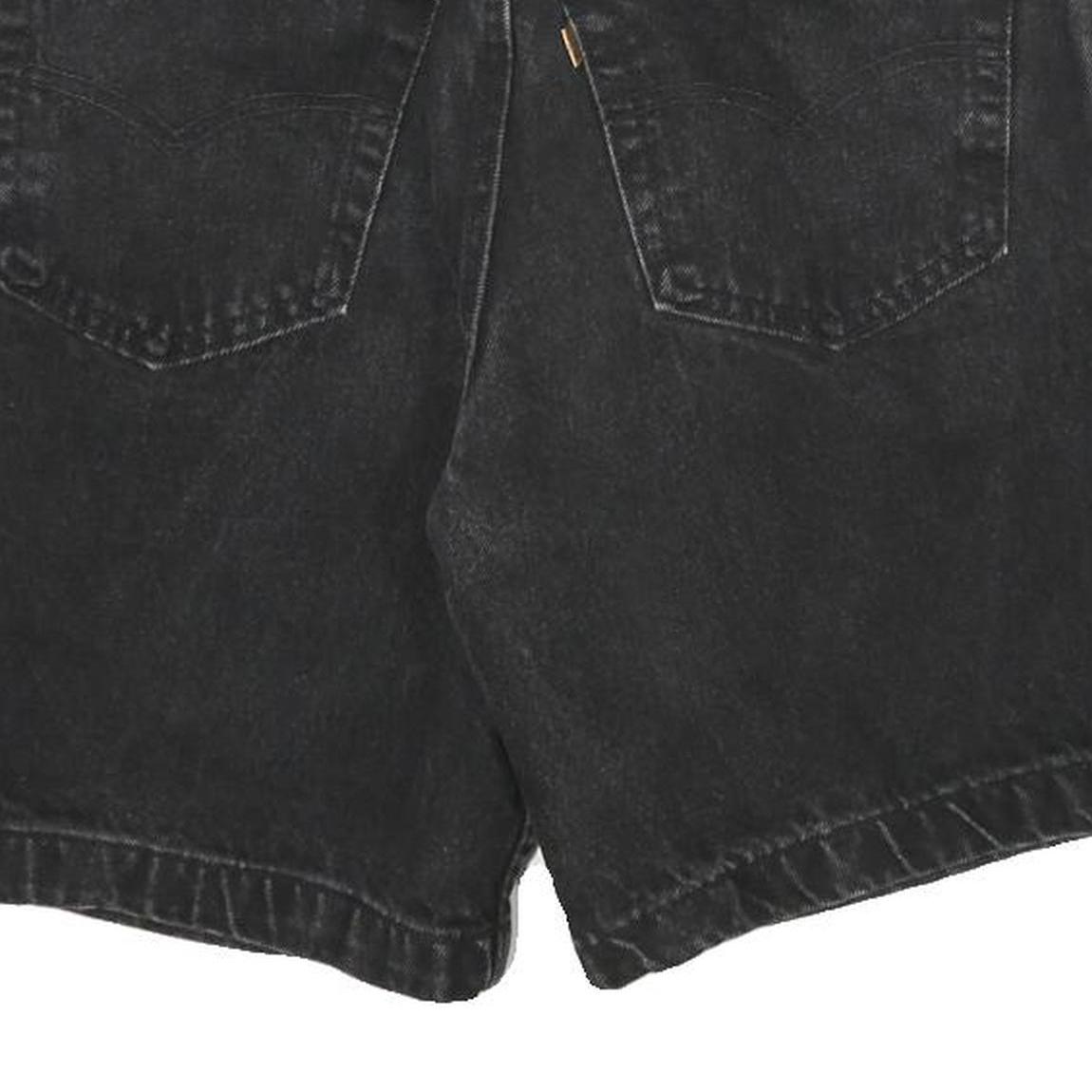 LEVI'S Mens Black Denim Casual Shorts S W30