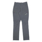 COLUMBIA Womens Polyester Blend Grey Slim Straight Trousers W27 L31 Outdoor