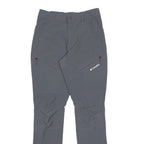 COLUMBIA Womens Polyester Blend Grey Slim Straight Trousers W27 L31 Outdoor