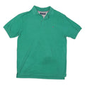 TOMMY HILFIGER Mens Green XL Short Sleeve Plain Polo Shirt Cotton Classic