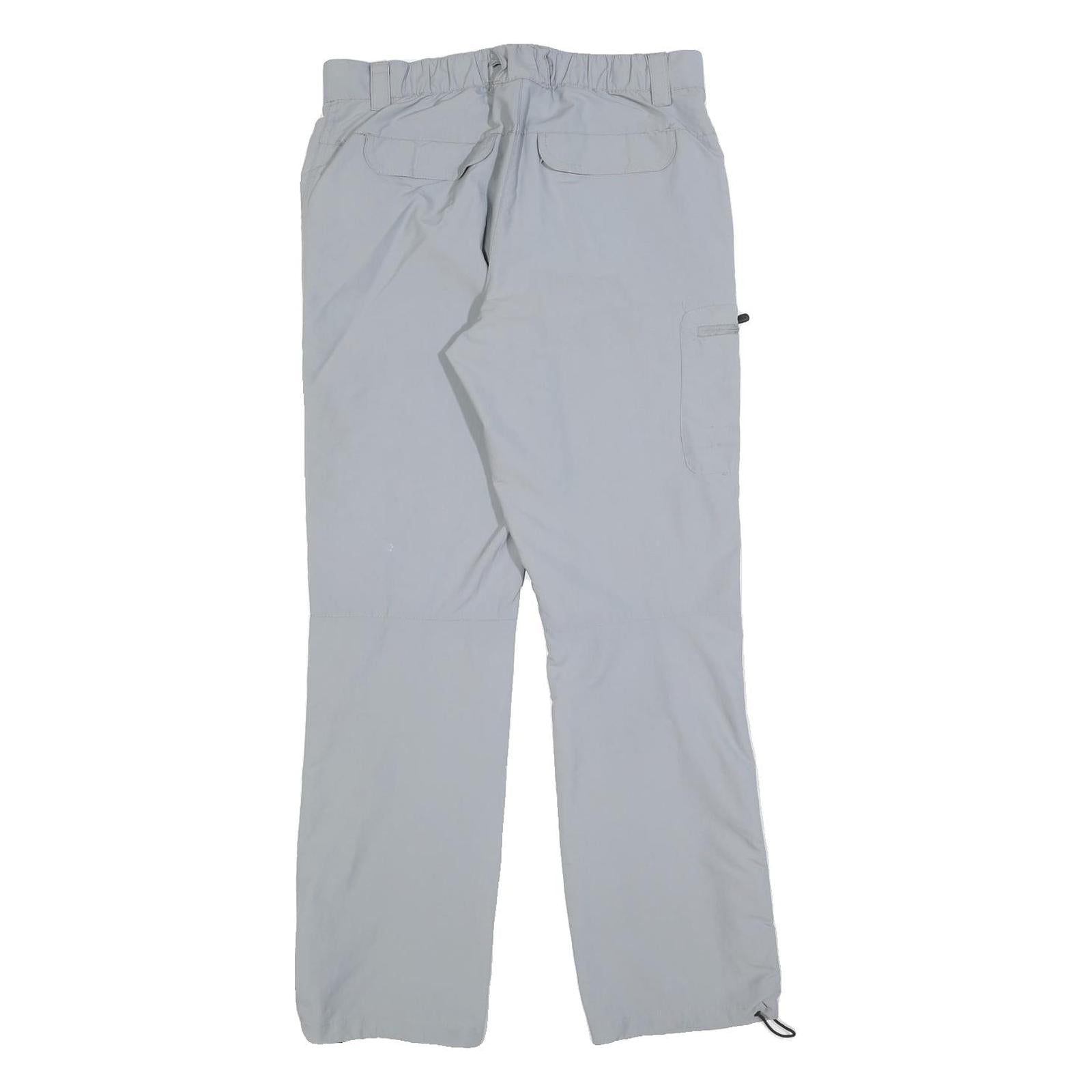 CRIVIT Womens Polyester Blend Grey Regular Fit Straight Leg Trousers W30 L30