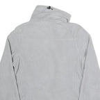 NEW BALANCE Womens White Zip Jacket S Polyester Plain Athletic Activewear