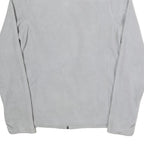 NEW BALANCE Womens White Zip Jacket S Polyester Plain Athletic Activewear