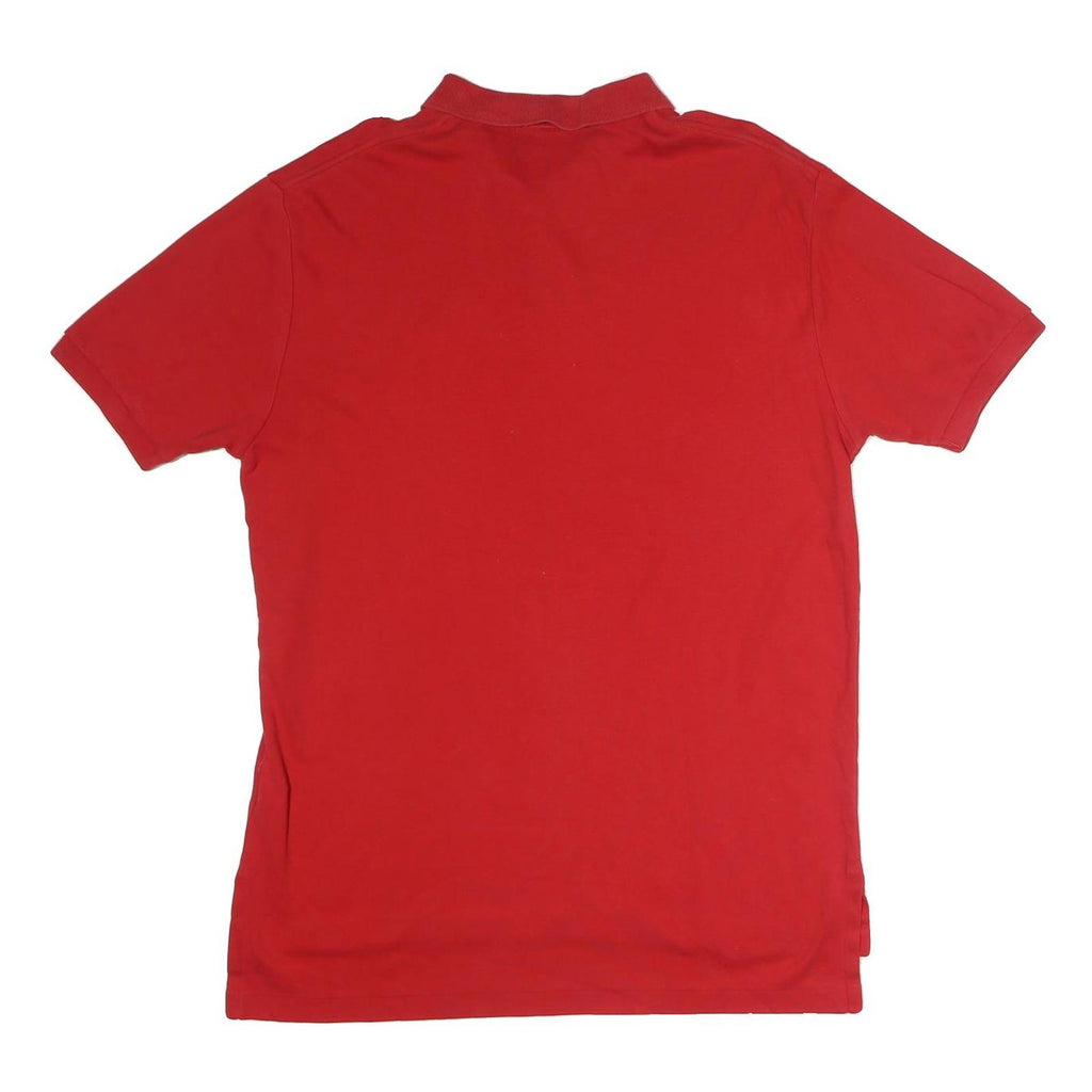 POLO RALPH LAUREN Mens Red Polo Shirt L Cotton Short Sleeve Classic Fit