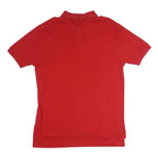 POLO RALPH LAUREN Mens Red Polo Shirt L Cotton Short Sleeve Classic Fit