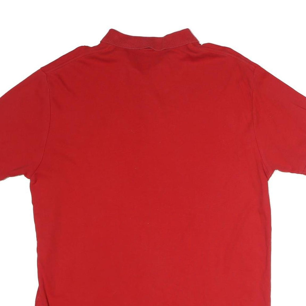 POLO RALPH LAUREN Mens Red Polo Shirt L Cotton Short Sleeve Classic Fit