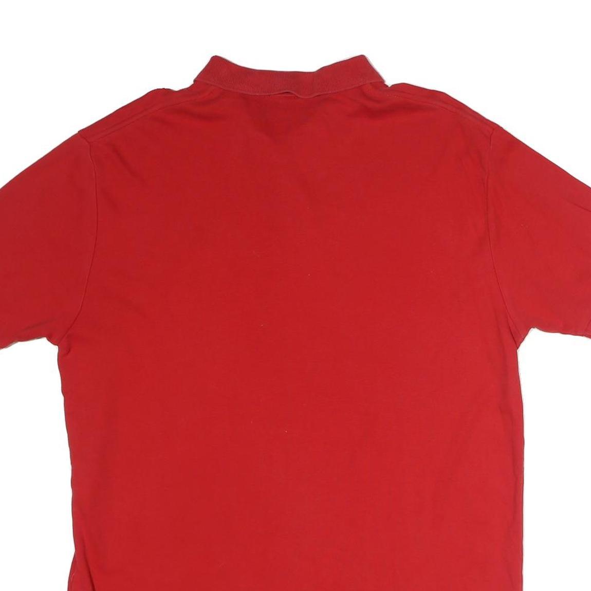 POLO RALPH LAUREN Mens Red Polo Shirt L Cotton Short Sleeve Classic Fit