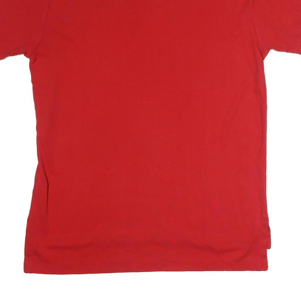 POLO RALPH LAUREN Mens Red Polo Shirt L Cotton Short Sleeve Classic Fit