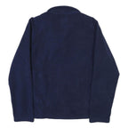 NFL Mens Navy Blue Jacket M Polyester Blend Zip Plain Casual Sportswear