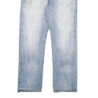 LEVI'S 501 Mens Jeans Blue Regular Straight Denim Medium W36 L31 Classic Button