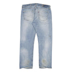 LEVI'S 501 Mens Jeans Blue Regular Straight Denim Medium W36 L31 Classic Button