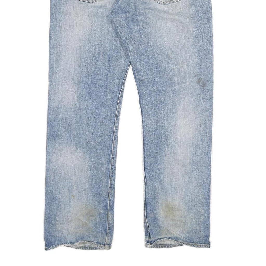 LEVI'S 501 Mens Jeans Blue Regular Straight Denim Medium W36 L31 Classic Button
