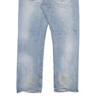 LEVI'S 501 Mens Jeans Blue Regular Straight Denim Medium W36 L31 Classic Button