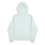 CARHARTT Womens White ¼ Zip Hoodie L Cotton Blend Casual Sweatshirt