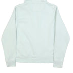 CARHARTT Womens White ¼ Zip Hoodie L Cotton Blend Casual Sweatshirt