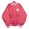 ASW Carmichael Elks Mens Varsity Jacket Red Nylon USA L