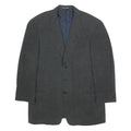 GIORGIO ARMANI Mens Grey Wool Blend Classic Jacket M Woven Formal Designer