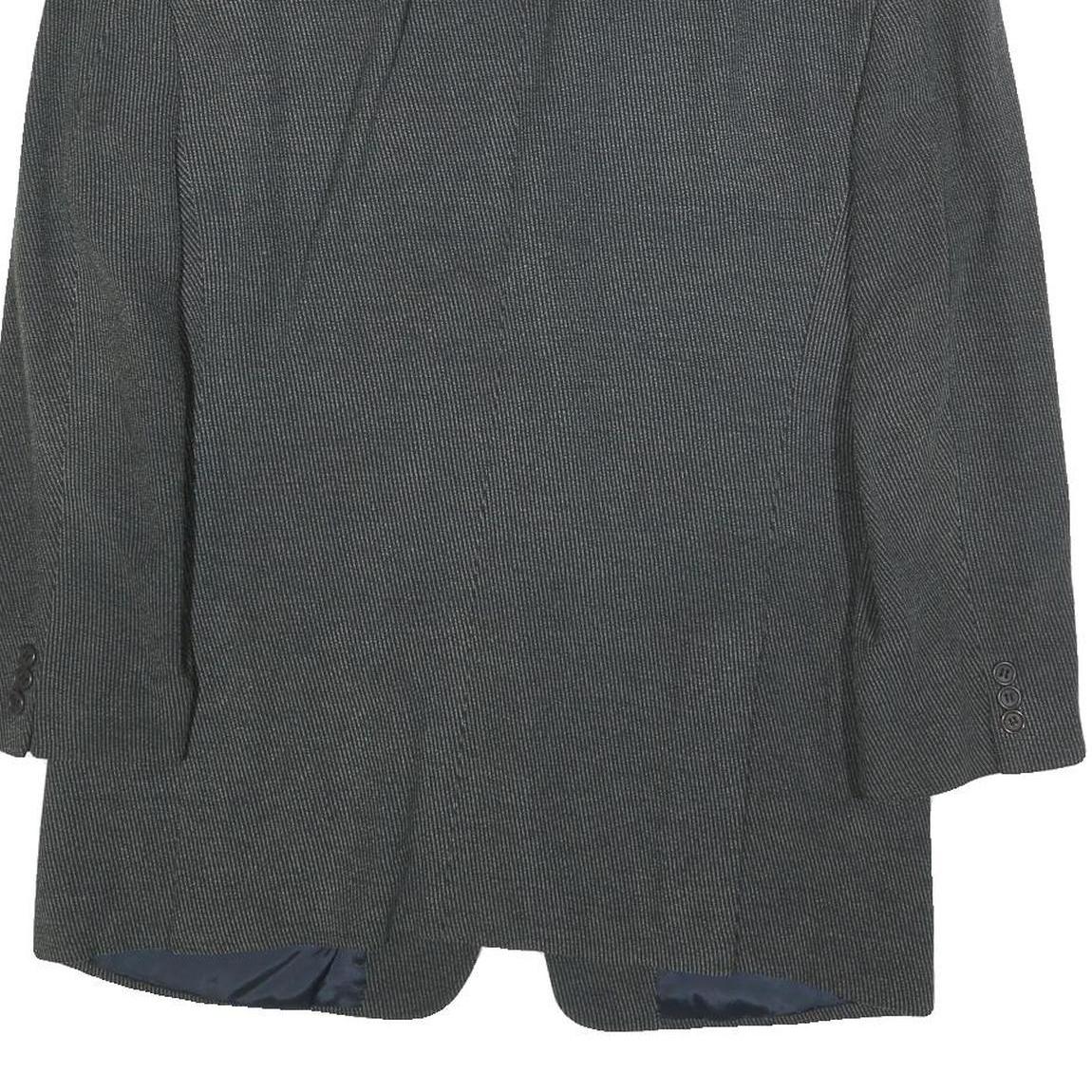 GIORGIO ARMANI Mens Grey Wool Blend Classic Jacket M Woven Formal Designer