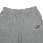 PUMA Mens Shorts Grey Casual Cotton Blend L W30 Elastic Waistband