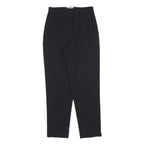 KOFLER Womens Polyester Black Regular Straight Trousers W26 L28 Smart Workwear