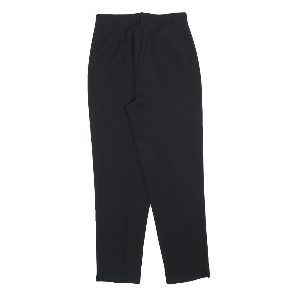 KOFLER Womens Polyester Black Regular Straight Trousers W26 L28 Smart Workwear