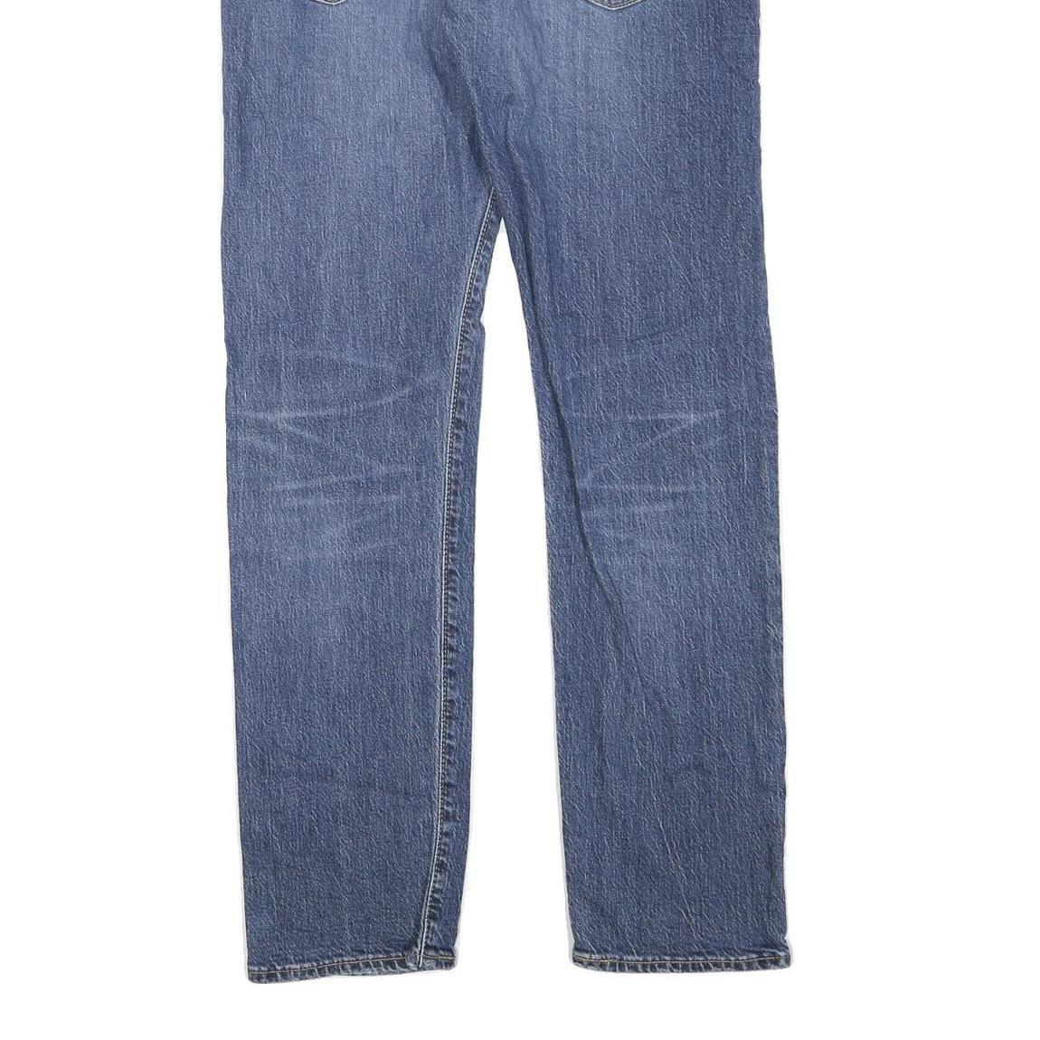 LEVI'S 502 Mens Jeans Blue Regular Straight Denim Medium W28 L32 Classic Zip