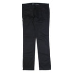 DICKIES Workwear Womens Trousers Black Slim Straight W32 L32