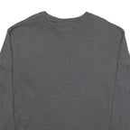 NAUTICA Mens Grey Long Sleeve Crew Neck Cotton Blend T-Shirt L Casual Basic