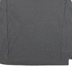 NAUTICA Mens Grey Long Sleeve Crew Neck Cotton Blend T-Shirt L Casual Basic