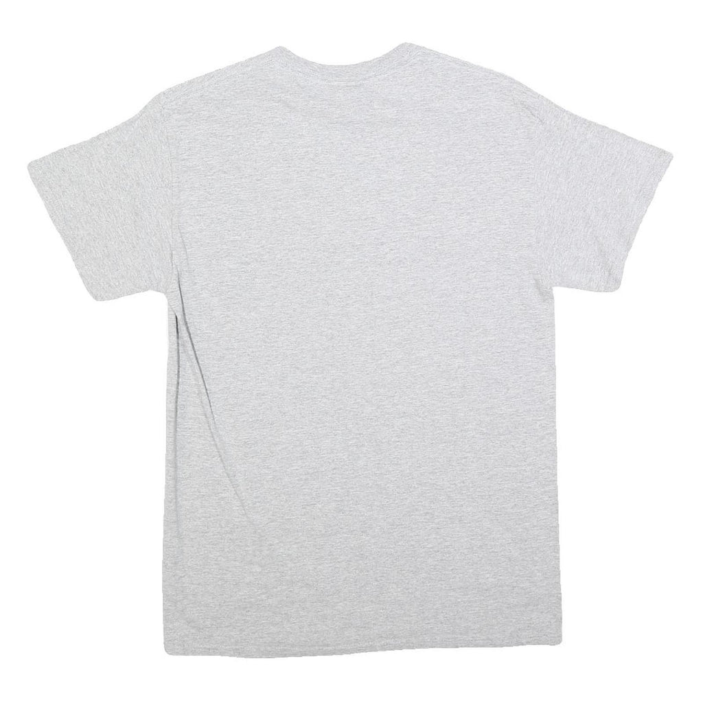 GILDAN Mens Grey Indiana IFS Graphic T-Shirt M Short Sleeve Crew Neck Casual