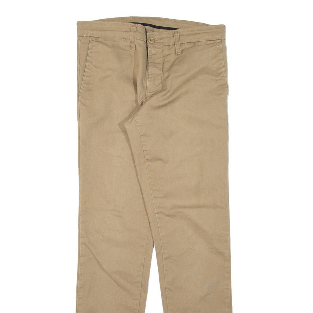 CARHARTT Mens Trousers Beige Slim Tapered W30 L32