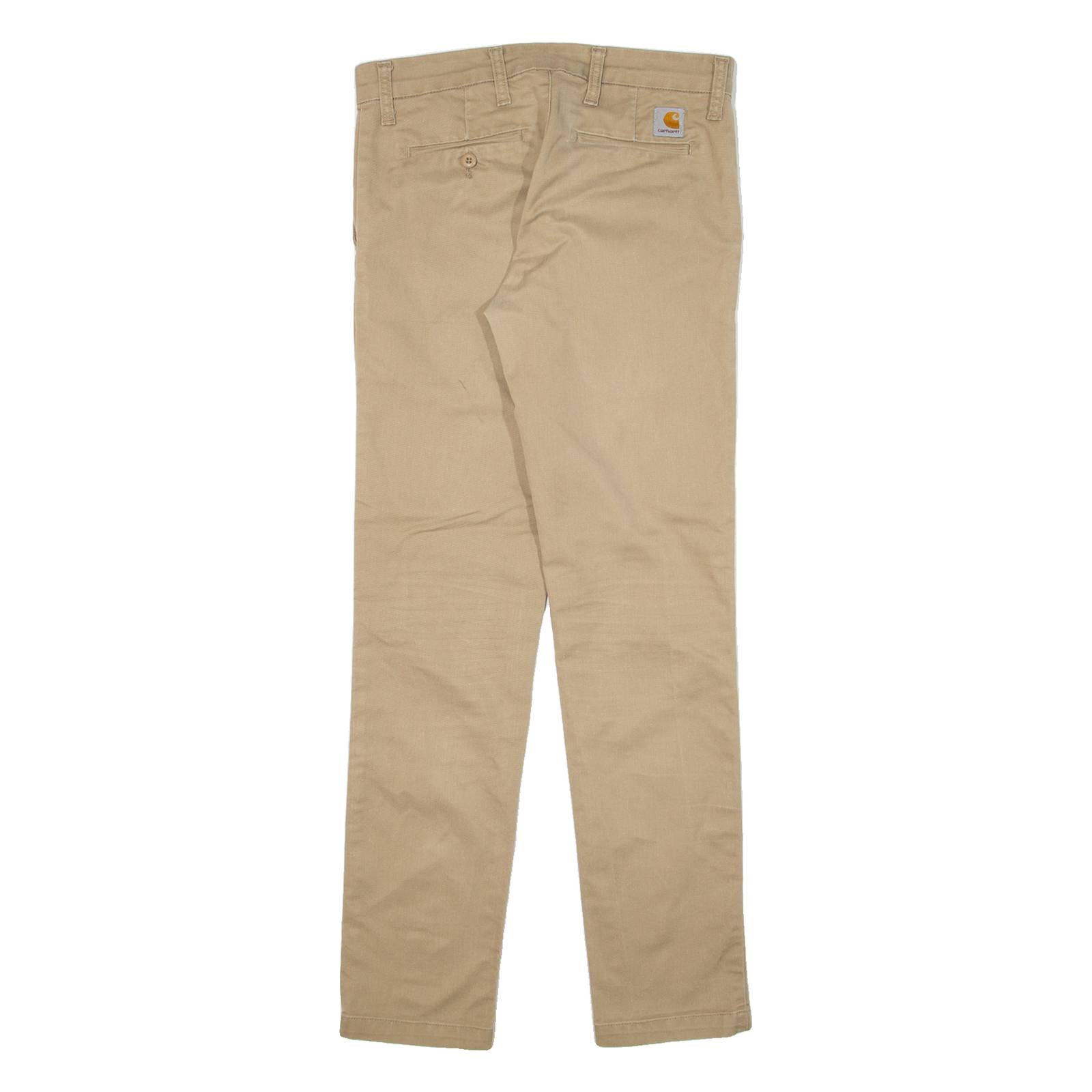 CARHARTT Mens Trousers Beige Slim Tapered W30 L32