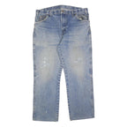 DICKIES Mens Relaxed Straight Blue Denim Fair W36 L27 Casual Workwear Jeans