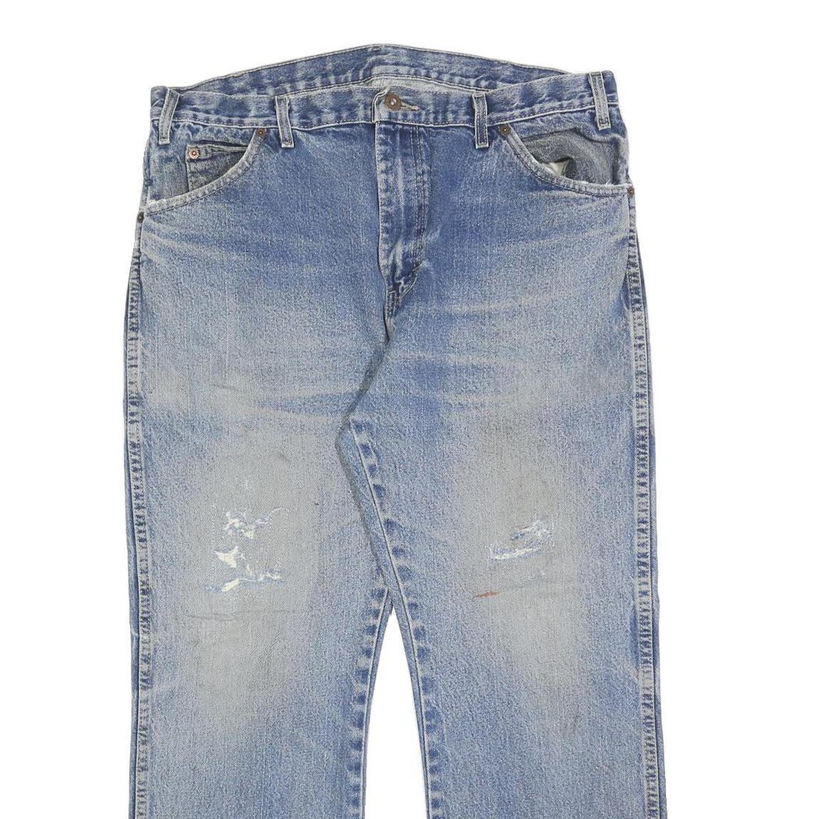 DICKIES Mens Relaxed Straight Blue Denim Fair W36 L27 Casual Workwear Jeans