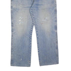 DICKIES Mens Relaxed Straight Blue Denim Fair W36 L27 Casual Workwear Jeans