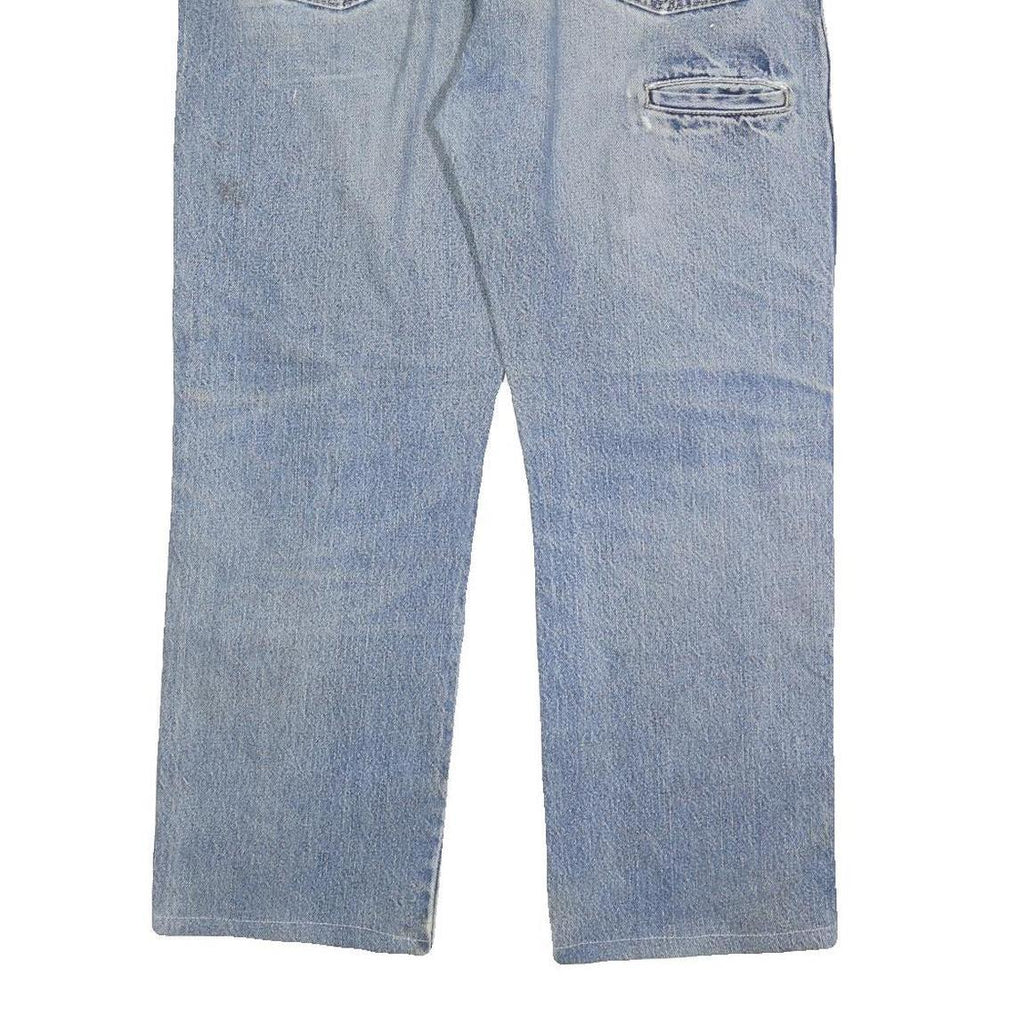 DICKIES Mens Relaxed Straight Blue Denim Fair W36 L27 Casual Workwear Jeans