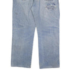 DICKIES Mens Relaxed Straight Blue Denim Fair W36 L27 Casual Workwear Jeans