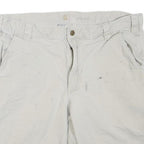 CARHARTT Mens Shorts Beige Casual XL W38 Cotton Blend Workwear