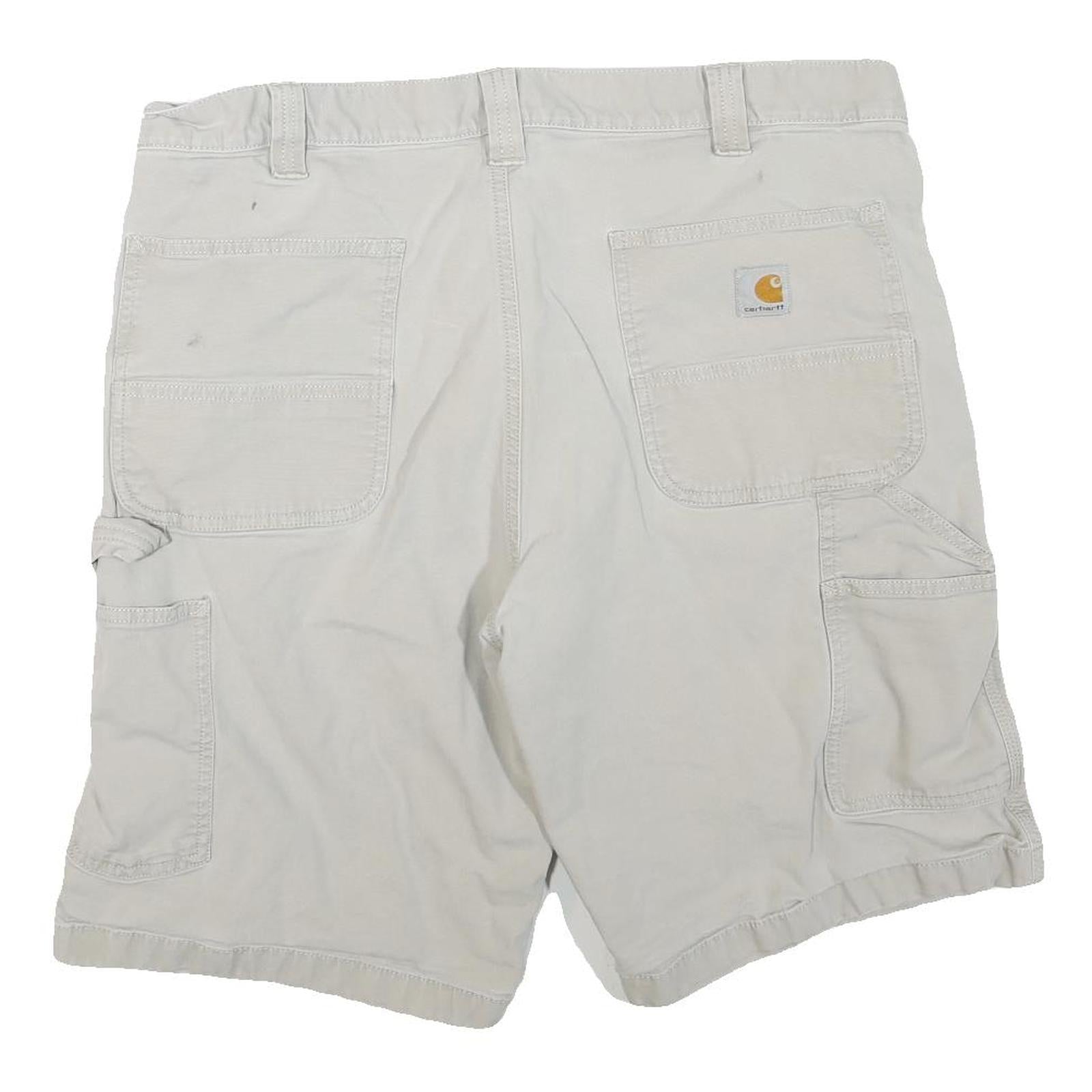 CARHARTT Mens Shorts Beige Casual XL W38 Cotton Blend Workwear