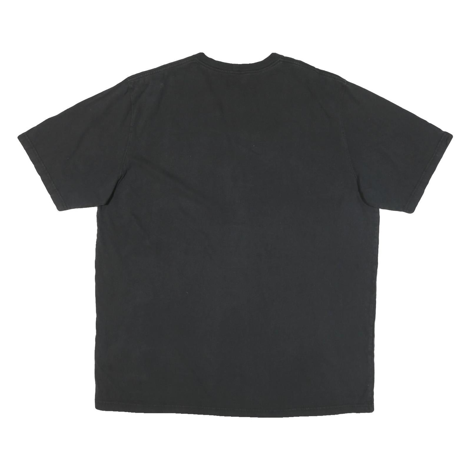 CARHARTT Mens Black Pocket T-Shirt 2XL Short Sleeve Crew Neck Cotton Blend