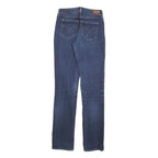 LEVI'S Womens Slim Blue Denim Medium Wash Jeans W28 L34 Classic Comfort Zip