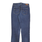 LEVI'S Womens Slim Blue Denim Medium Wash Jeans W28 L34 Classic Comfort Zip