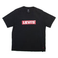 LEVI'S Mens T-Shirt Black Crew Neck S