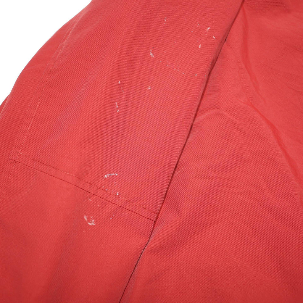 TOMMY HILFIGER Mens Red Zip Jacket 2XL Polyester Blend Casual Lightweight