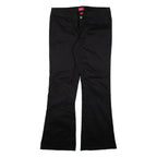 DICKIES Womens Trousers Black Slim Bootcut W34 L31