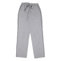 Womens Relaxed Fit Grey Cotton Blend Trousers W28 L32 Drawstring Pocket Zip