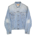 LEVI'S Womens Blue Denim Jacket XL Cotton Classic Button Closure